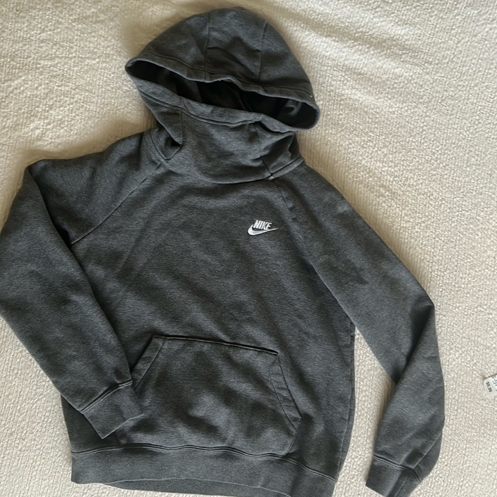 Small grey Nike hoodie sweatshirt